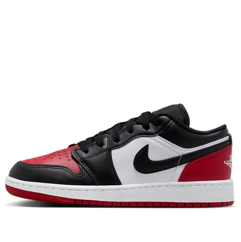 (GS) Air Jordan 1 Low 'Bred Toe 2.0' 553560-161 sold by KicksCrew