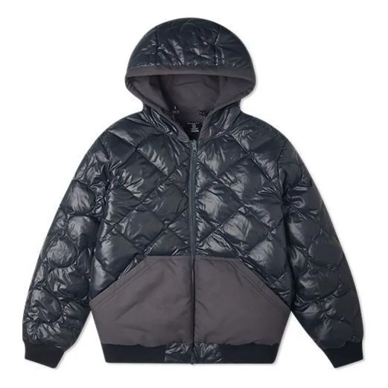 Converse Down Reversible Utility Puffer Jacket 'Black' 10019462-A01 sold by KicksCrew