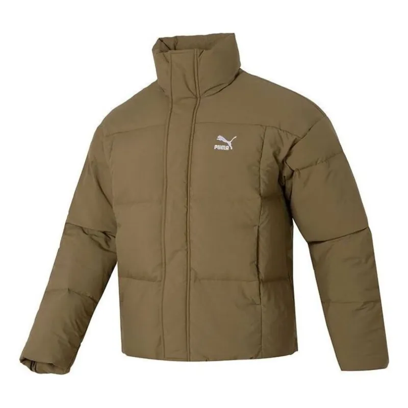 Puma Classic Down Jacket 'Brown' 623600-93 sold by KicksCrew