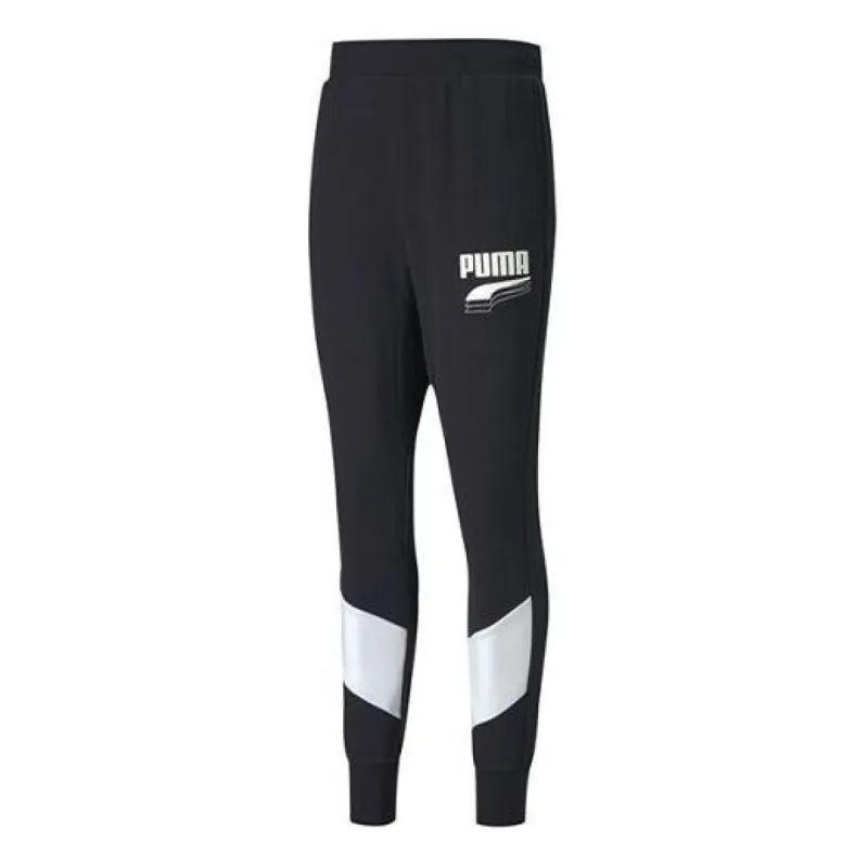 Puma Rebel Sports Pants 'Black' 582742-21 sold by KicksCrew