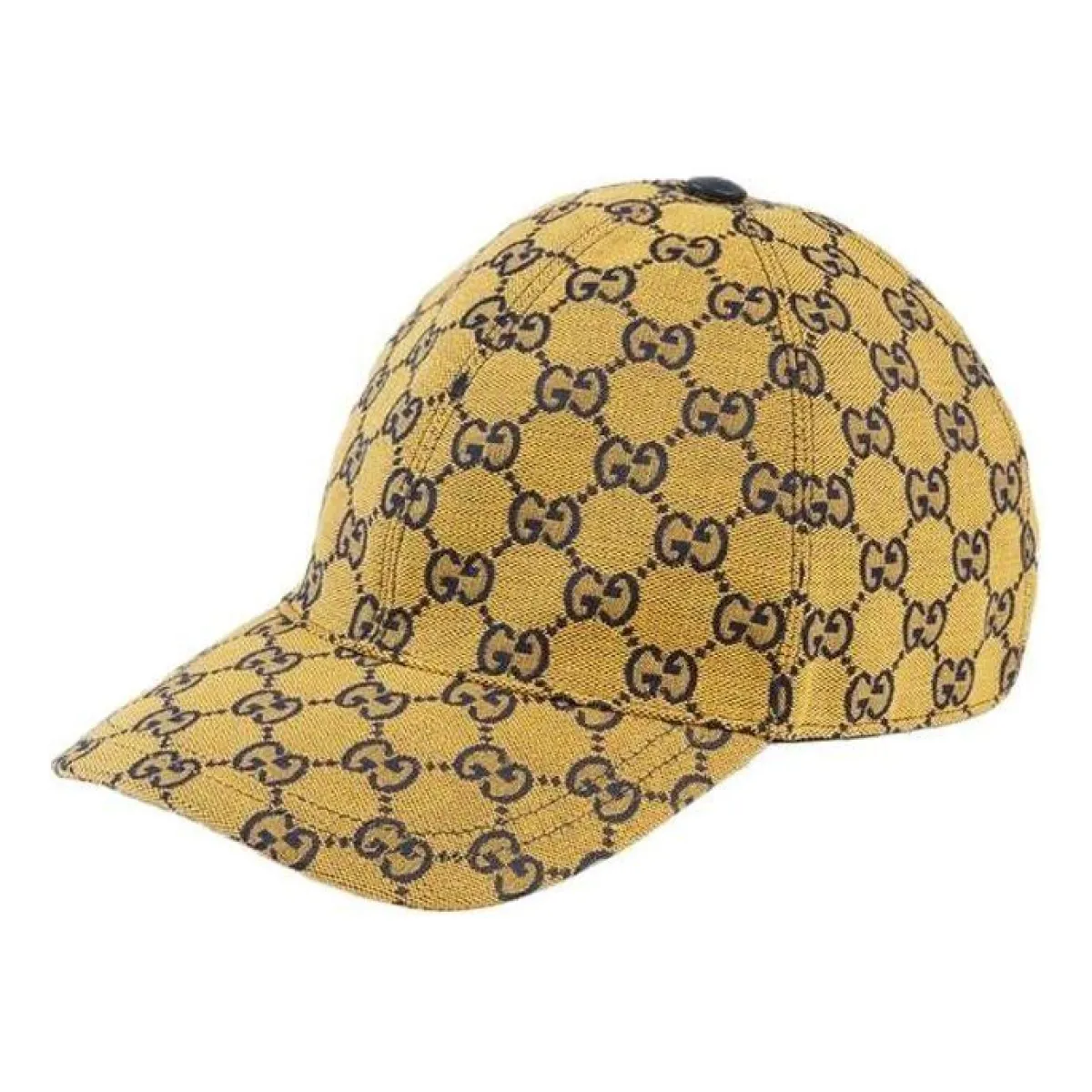 Gucci GG Multicolor Canvas Baseball Hat 'Yellow Blue' 658532-4HG62