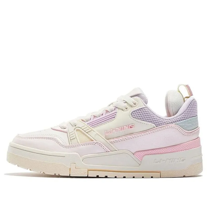 (WMNS) Li-Ning 001 BTC 'White Pink Purple' AGCS104-3 sold by KicksCrew