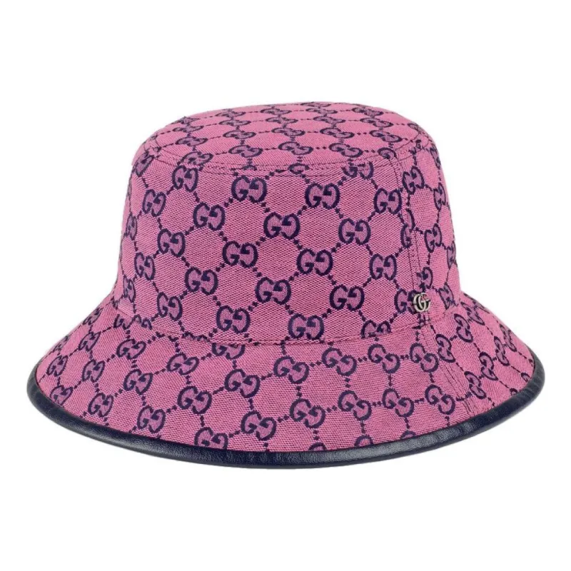 (WMNS) Gucci GG Monogram Multicolor Reversible Bucket Hat 'Pink Blue' 656573-3HAD0-5268 sold by KicksCrew