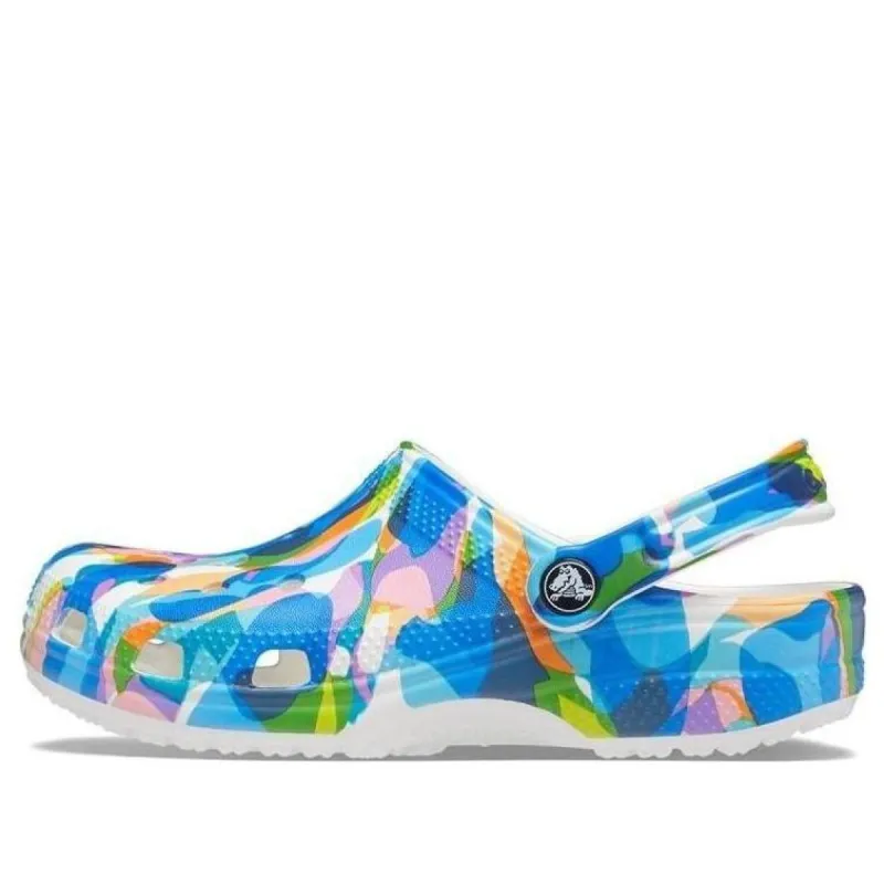 Crocs Classic Bubble Block Clogs 'Blue Multi' 207298-94S sold by KicksCrew