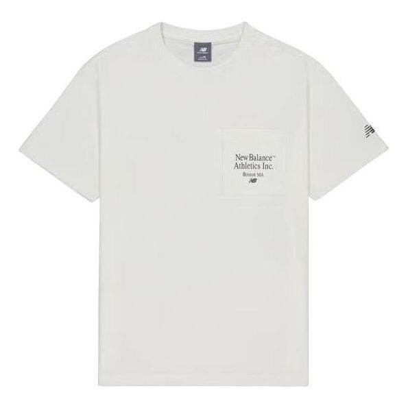 New Balance Essentials Athletic Club T-Shirt 'White' AMT42316-CIC sold by KicksCrew