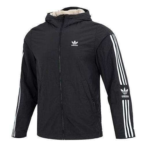 adidas Original Reversible Polar Fleece Jacket 'Black Beige' HL9186 sold by KicksCrew