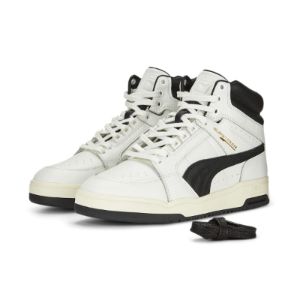 PUMA Slipstream Mid 75-Year Edition PRM Sneakers 'White Black' 393401-01 sold by KicksCrew