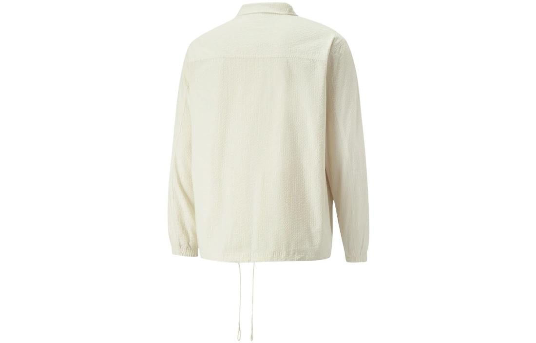 Puma Mmq Seersucker Shirt Jacket 'White' 533467-65 sold by KicksCrew product image thumbnail 2