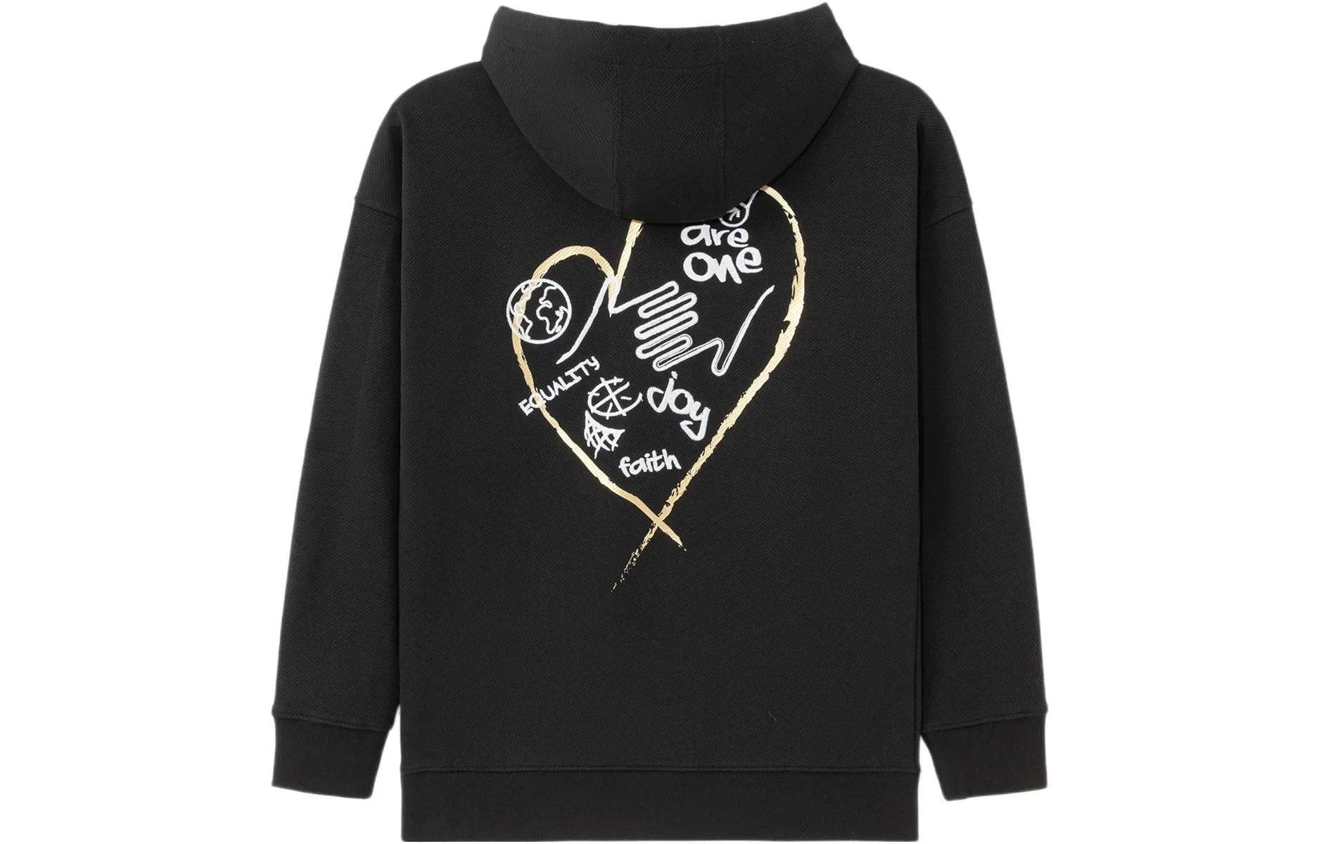 Li-Ning Way Of Wade We Are One Graphic Hoodie 'Black' AWDS113-8 sold by KicksCrew product image thumbnail 2