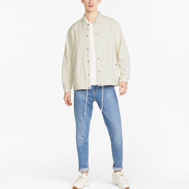 Puma Mmq Seersucker Shirt Jacket 'White' 533467-65 sold by KicksCrew product image thumbnail 3
