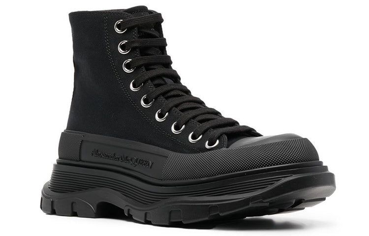 (WMNS) Alexander McQueen Tread Slick Boots 'Core black' 697080W4MV21000 sold by KicksCrew product image thumbnail 2