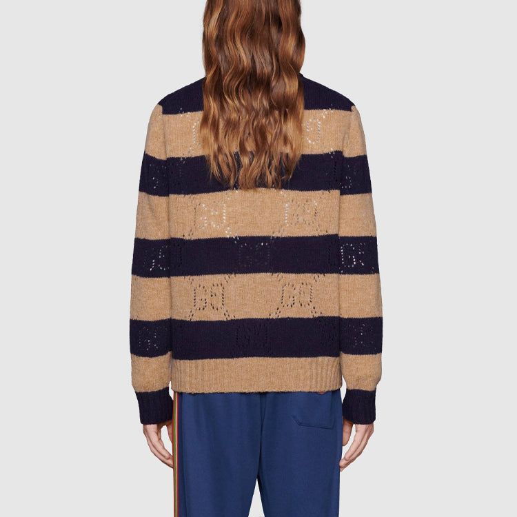 Gucci GG Knit Striped Wool Sweater 'Camel' 645293-XKBPH-2420 sold by KicksCrew product image thumbnail 4