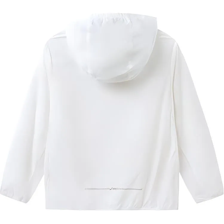 (GS) ASICS Logo Jacket 'White Blue' 332241053090-10 sold by KicksCrew product image thumbnail 2