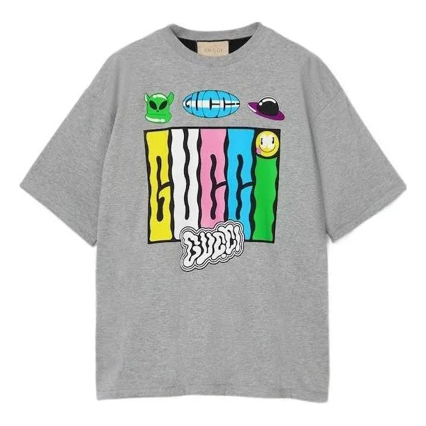 Gucci Reversible Cotton Jersey T-Shirt 'Grey' 782793-XJGII-1043 sold by KicksCrew