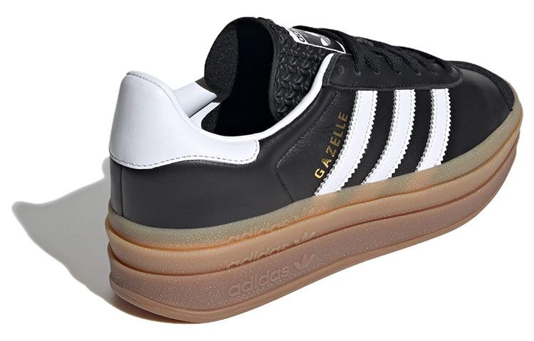 (WMNS) Adidas Originals Gazelle Shoes 'Black White Gum' IG1733 sold by KicksCrew product image thumbnail 4