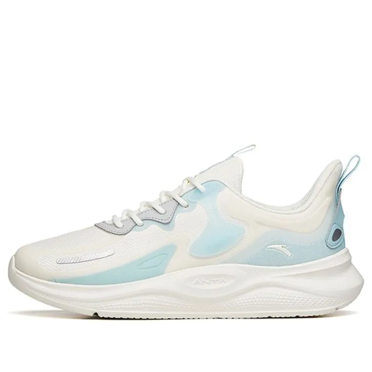 ANTA The Cloud Leather Mesh 'White BLue' 112145541R-1 sold by KicksCrew
