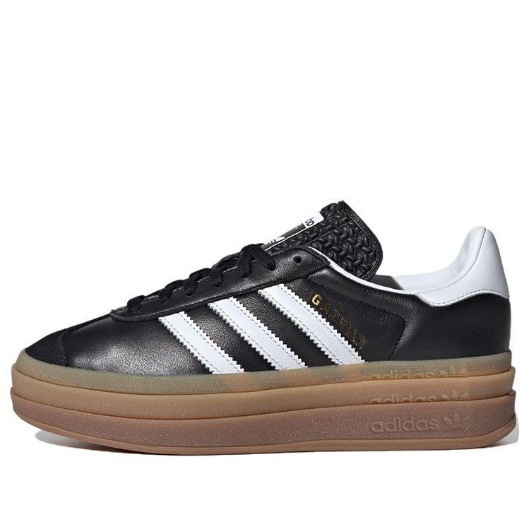 (WMNS) Adidas Originals Gazelle Shoes 'Black White Gum' IG1733 sold by KicksCrew