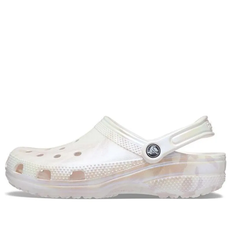 Crocs Classic Marble Clogs 'White Pink' 207363-6PS sold by KicksCrew