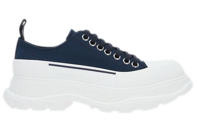 (WMNS) Alexander McQueen Tread Slick Lace Up Shoes 'Blue White' 611705W4S914532 sold by KicksCrew product image thumbnail 2