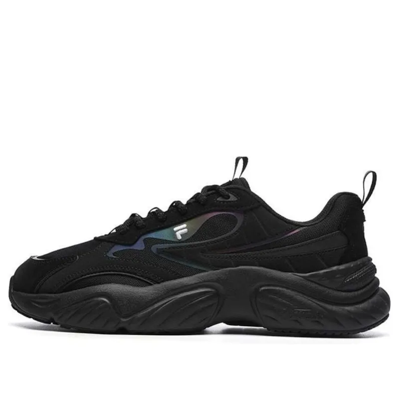 (WMNS) FILA FUSION Conch Sneakers 'Black' T12M217303FBS sold by KicksCrew