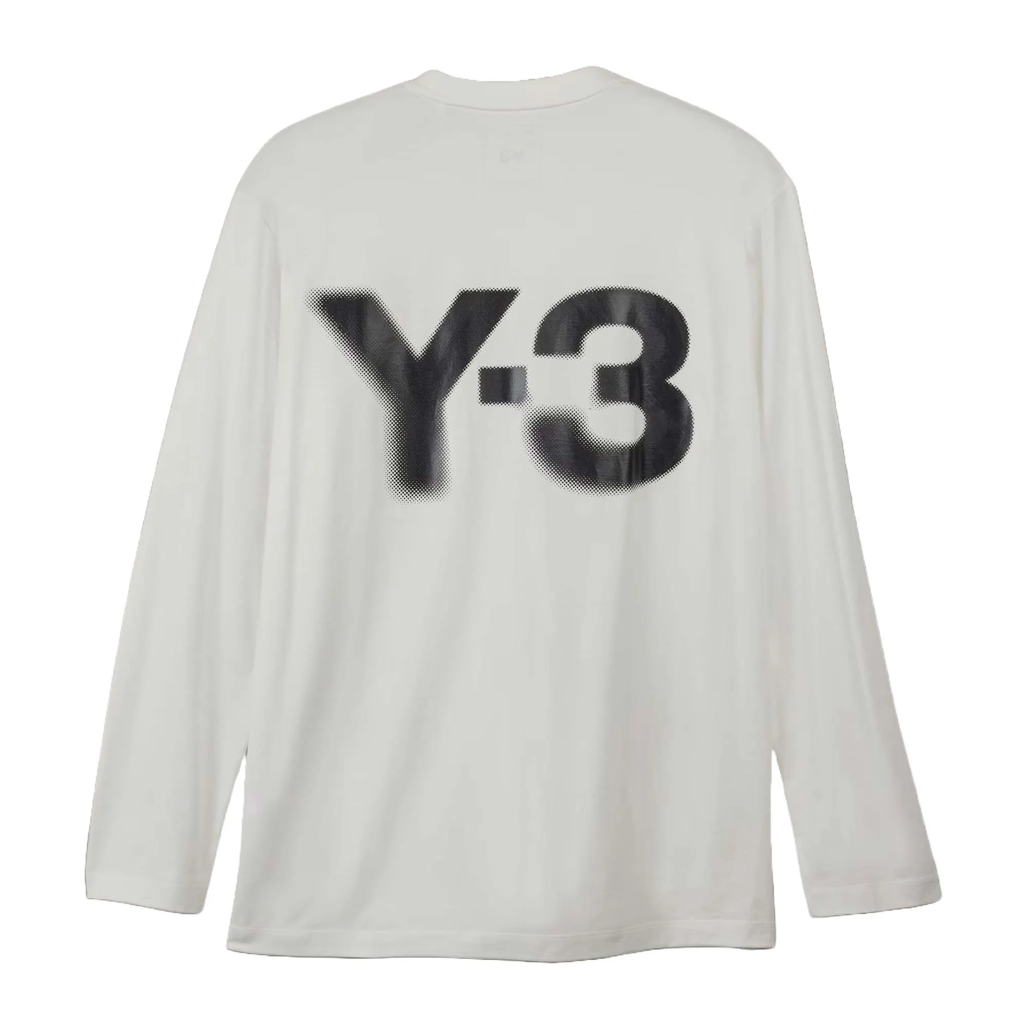 adidas Y-3 Logo Long Sleeve T-shirt 'Core White' JE9279 sold by KicksCrew product image thumbnail 2