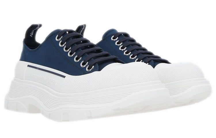(WMNS) Alexander McQueen Tread Slick Lace Up Shoes 'Blue White' 611705W4S914532 sold by KicksCrew product image thumbnail 3