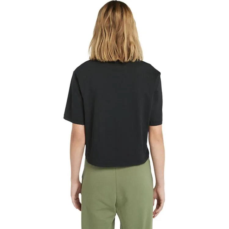 (WMNS) Timberland Logo T-Shirt 'Black' A5RZX-001 sold by KicksCrew product image thumbnail 3