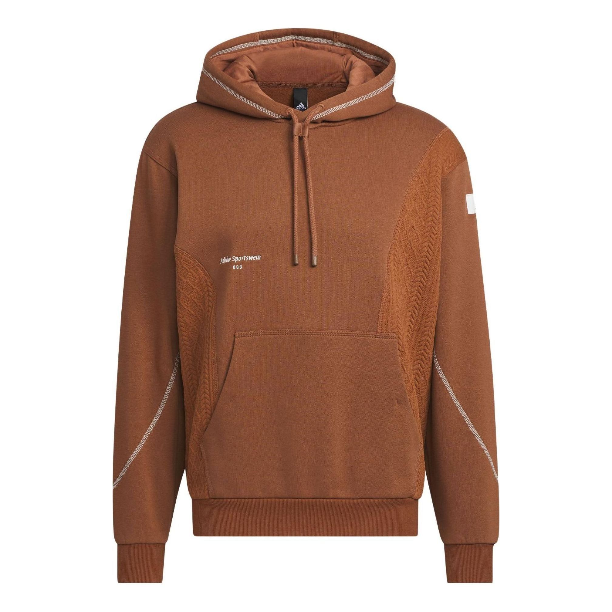 Adidas St Fleece Hoodies 'Brown' IQ1365 sold by KicksCrew