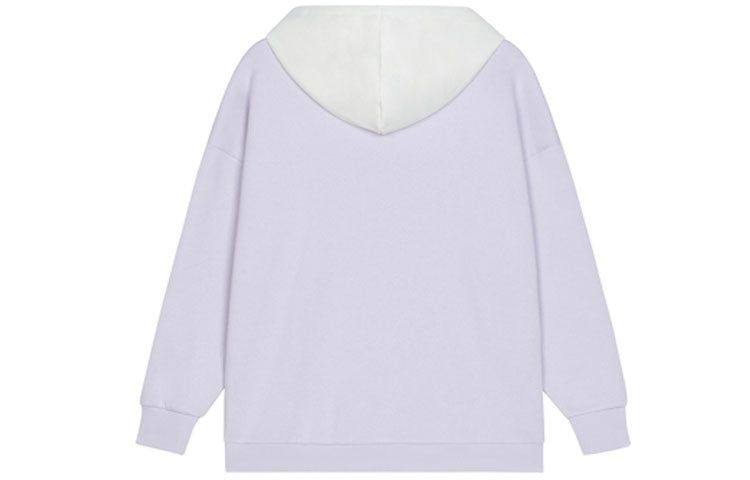(WMNS) New Balance Logo Fleece Hoodie 'Light Purple' AWT13346-LWD sold by KicksCrew product image thumbnail 2