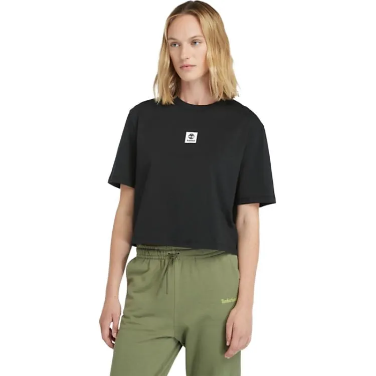 (WMNS) Timberland Logo T-Shirt 'Black' A5RZX-001 sold by KicksCrew product image thumbnail 2