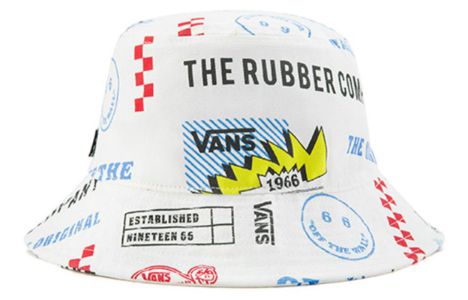 Vans Bucket Hat 'White Multi-Color' VN0A5F1PZH6 sold by KicksCrew