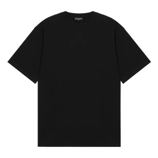 Balenciaga Solid Color T-Shirt 'Black' 651795TAV041000 sold by KicksCrew