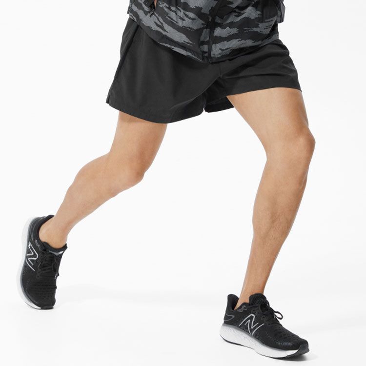 New Balance Basic 5 Inch Short 'Black' AMS93187-BK sold by KicksCrew product image thumbnail 5