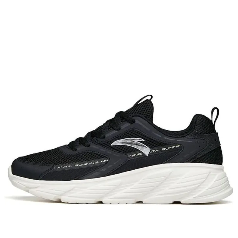 ANTA Running Series Sneakers 'Black White Grey' 112225573-3 sold by KicksCrew