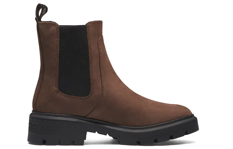 (WMNS) Timberland Cortina Valley Chelsea Boots 'Dark BrownFull Grain' A5T92V13 sold by KicksCrew product image thumbnail 2