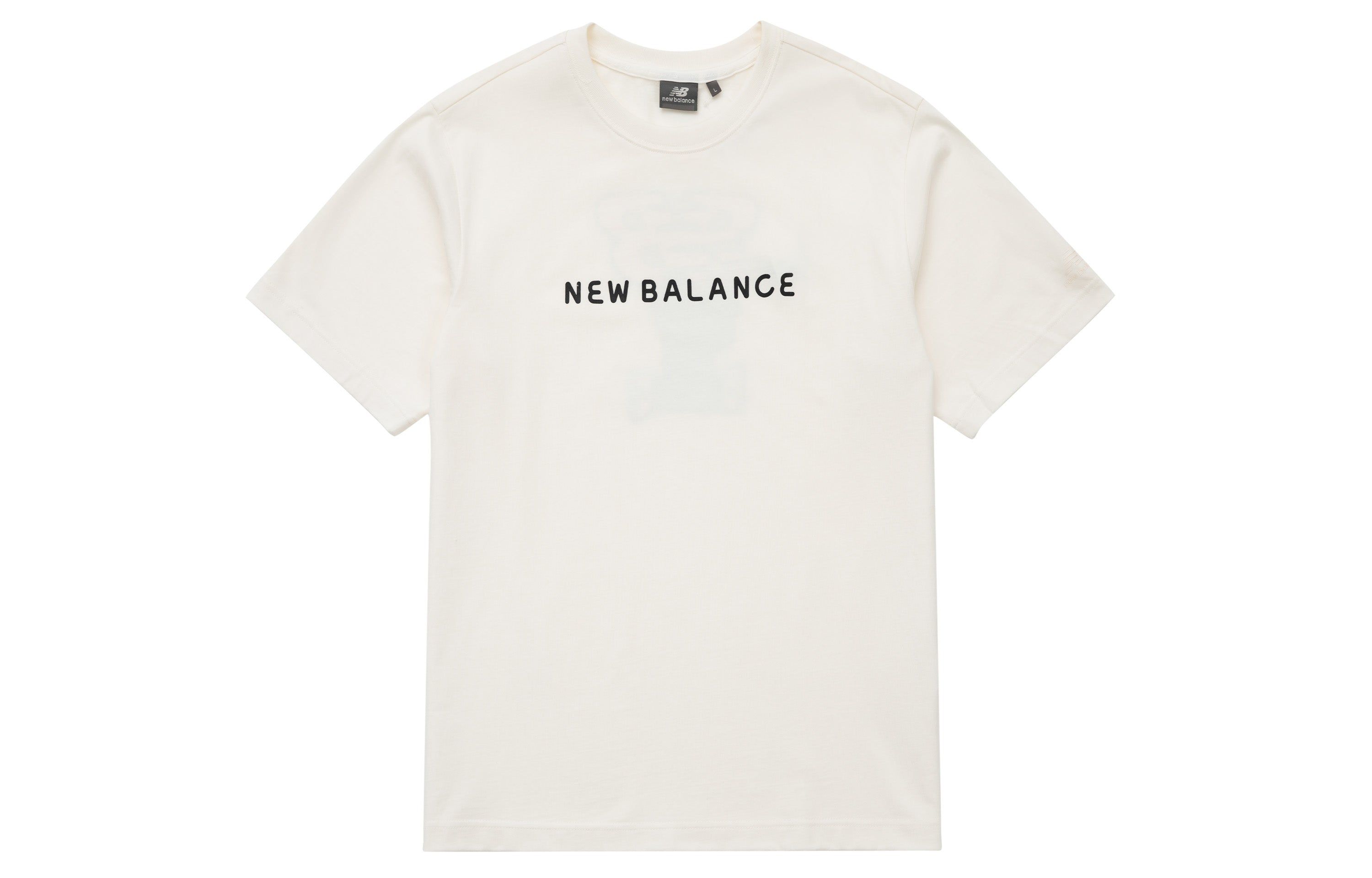 New Balance Logo Tee 'White Black' 5ED26201-IV sold by KicksCrew product image thumbnail 2