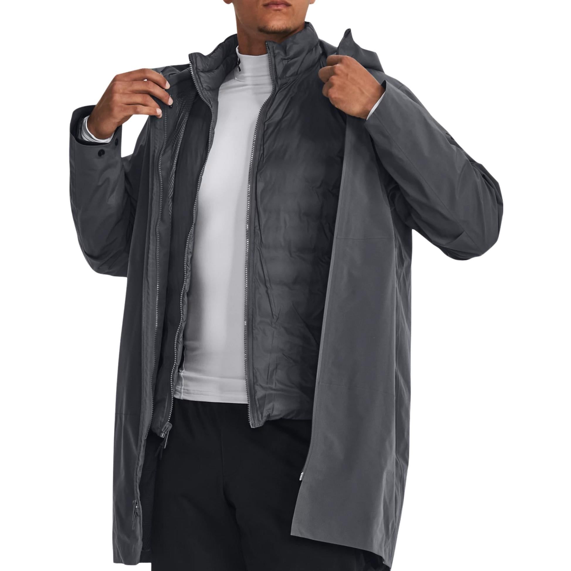 Under Armour Storm ColdGear Infrared Down 3-in-1 Jacket 'Pitch Grey' 1364891-013 sold by KicksCrew product image thumbnail 5