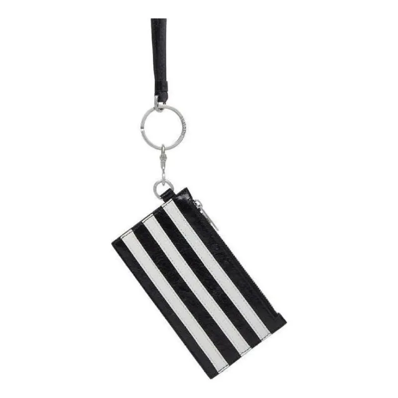 Balenciaga x adidas Card Case On Keyring 'Black' 721894210M61091 sold by KicksCrew