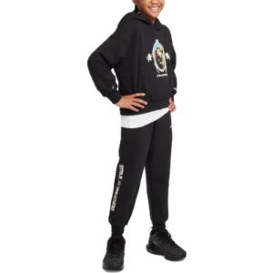 (GS) Nike LeBron Basketball Pullover Hoodie 'Black' FJ6065-010 sold by KicksCrew