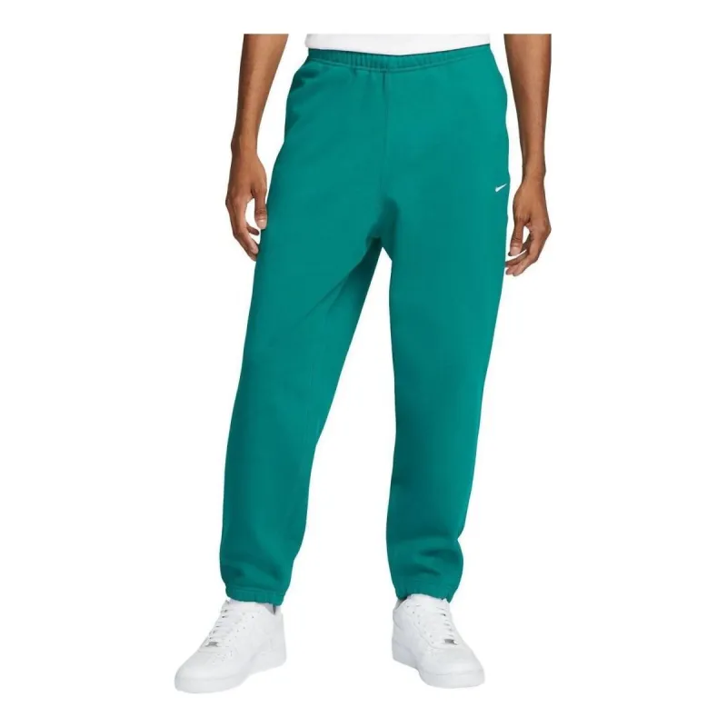 NikeLab Solo Swoosh Fleece Pant 'Mystic Green' DA0330-340 sold by KicksCrew