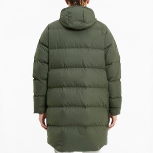 PUMA Classics Long Down Jacket 'Army Green' 599309-64 sold by KicksCrew