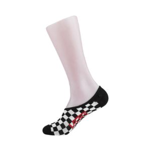 Vans Classic Super No Show Sock 'Black White Red' VN-01O2705 sold by KicksCrew