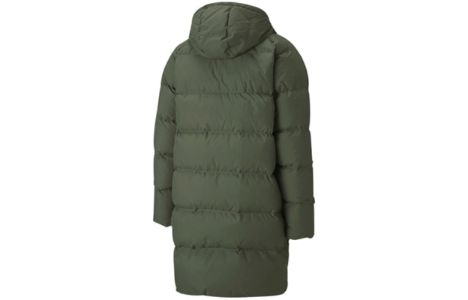 PUMA Classics Long Down Jacket 'Army Green' 599309-64 sold by KicksCrew