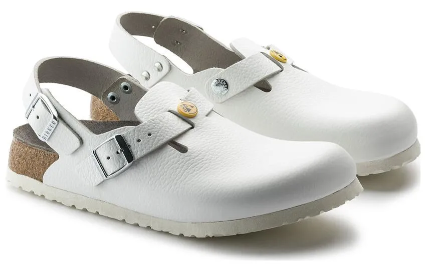 Birkenstock Tokio ESD Natural Leather Sandals 'White' 0061418 sold by KicksCrew product image thumbnail 3