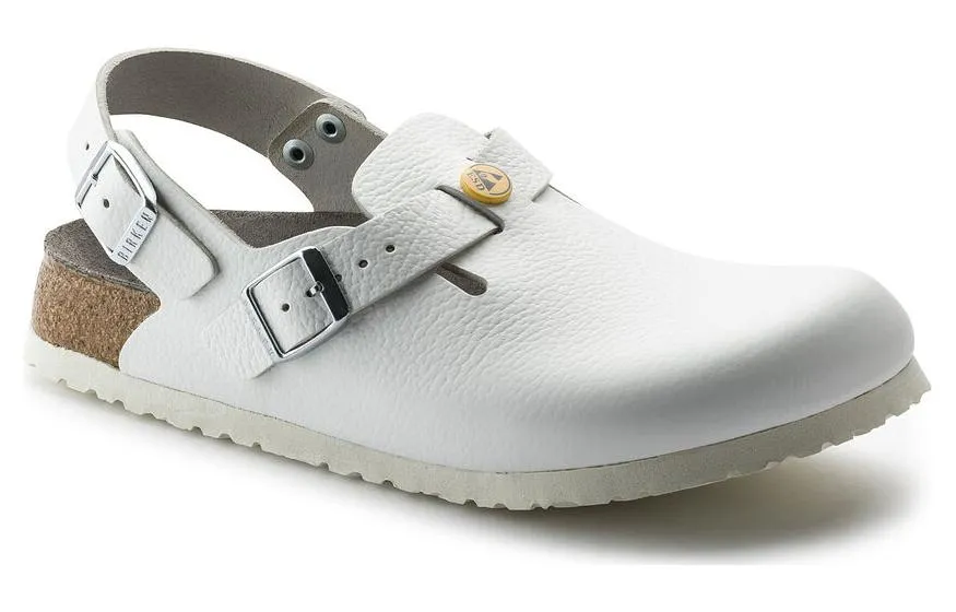 Birkenstock Tokio ESD Natural Leather Sandals 'White' 0061418 sold by KicksCrew product image thumbnail 2