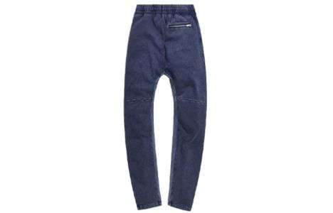 KITH Bleecker Crystal Wash Fleece Sweatpant 'Obsidian Navy' KH6315-102 sold by KicksCrew