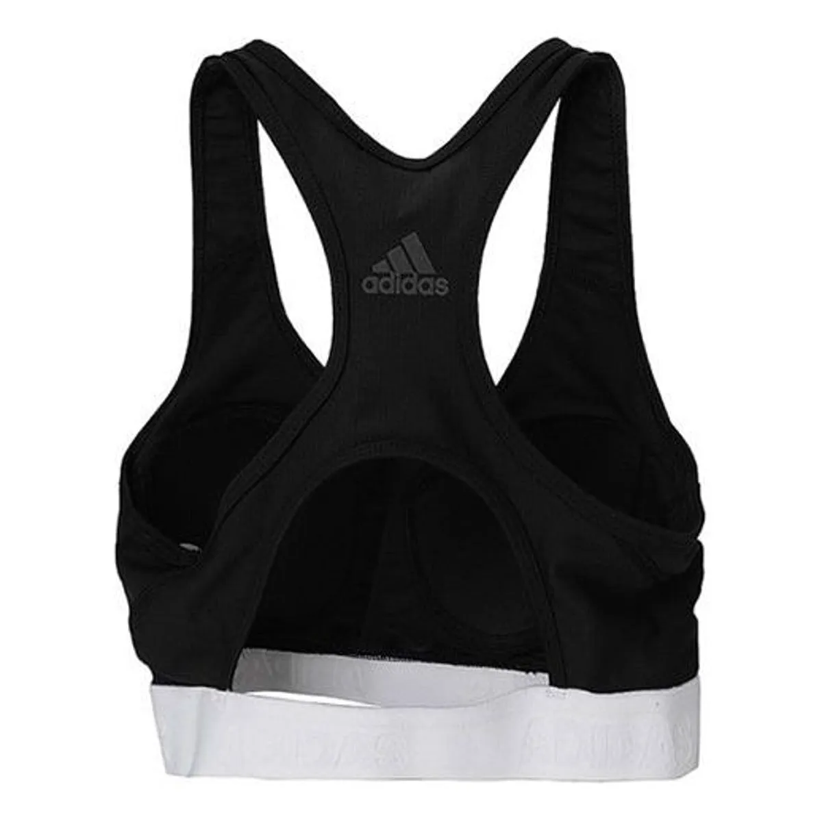 (WMNS) adidas Don't Rest Alphaskin Bra 'Black Grey White' DH4446 sold by KicksCrew product image thumbnail 2