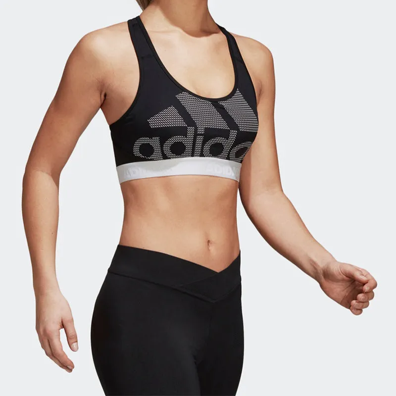 (WMNS) adidas Don't Rest Alphaskin Bra 'Black Grey White' DH4446 sold by KicksCrew product image thumbnail 5
