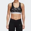 (WMNS) adidas Don't Rest Alphaskin Bra 'Black Grey White' DH4446 sold by KicksCrew