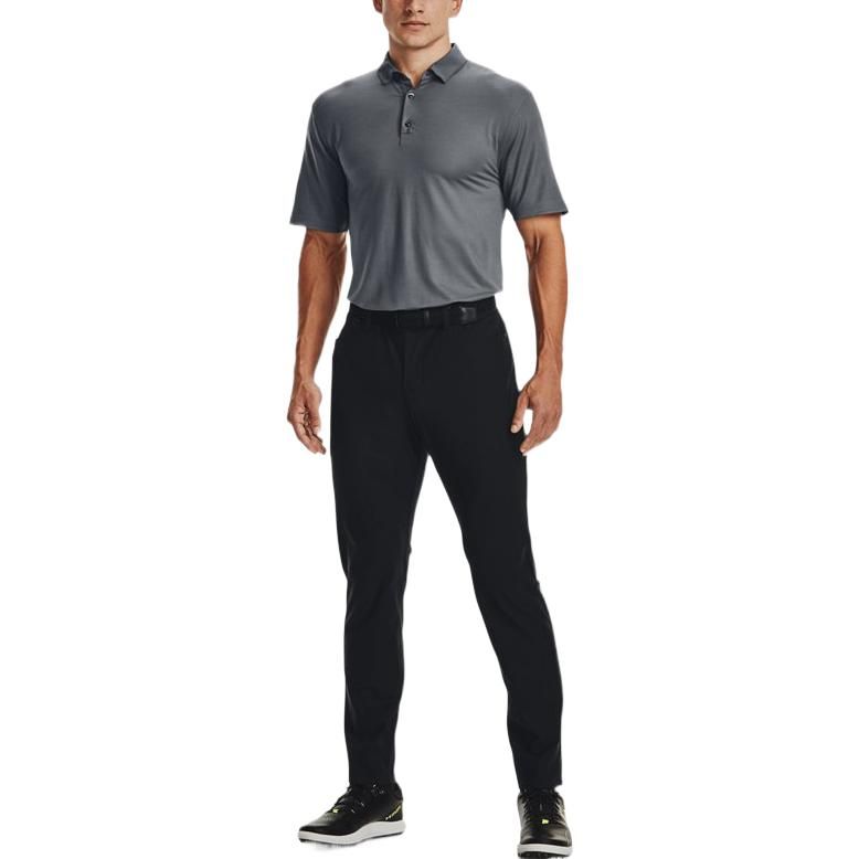 Under Armour Luxe Polo Shirts 'Grey' 1370150-012 sold by KicksCrew product image thumbnail 3